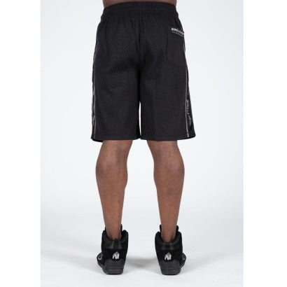 Gorilla Wear Buffalo Old School Workout Shorts, Black/Grey