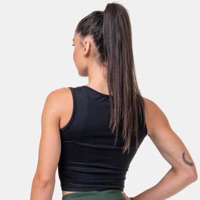 NEBBIA Fit & Sporty Tank Top, Svart