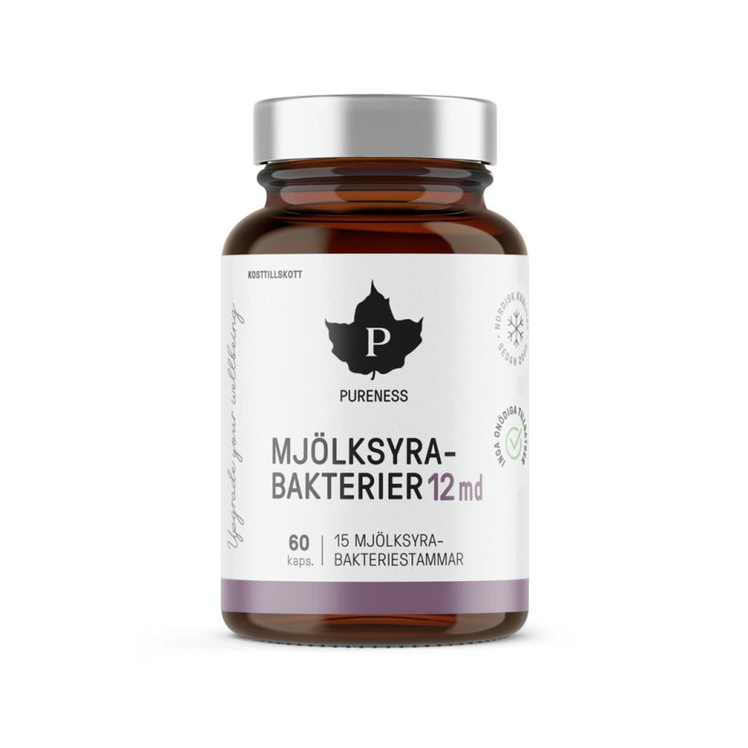 Pureness Mjölksyrabakterier 12 md 60 caps