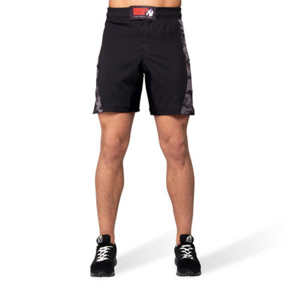 Gorilla Wear Kensington MMA Fightshorts, Black/Grey Camo