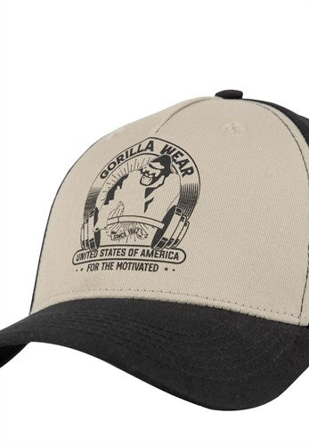 Gorilla Wear Buckley Cap, Black/Beige
