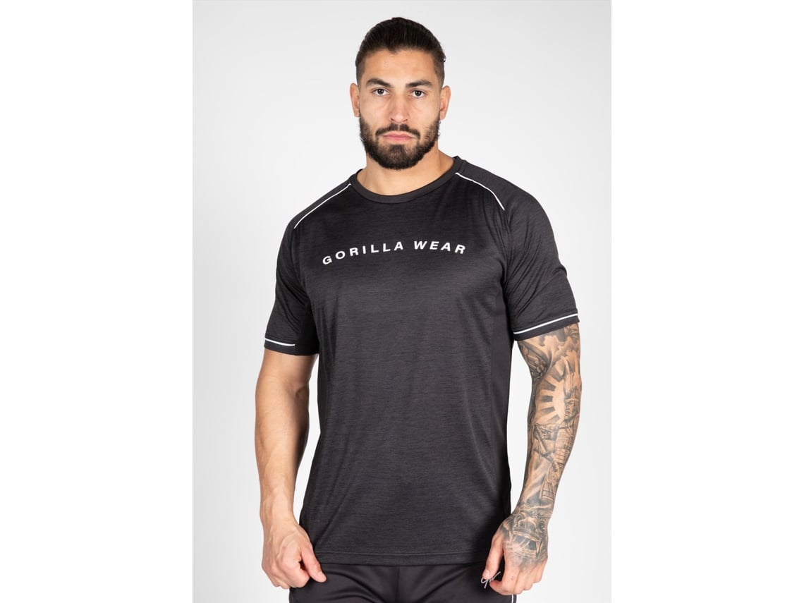 INTE INNE! Gorilla Wear Fremont T-Shirt, Svart/Vit