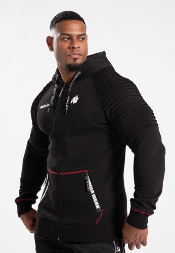 Gorilla Wear Georgia Zipped Hoodie, Black