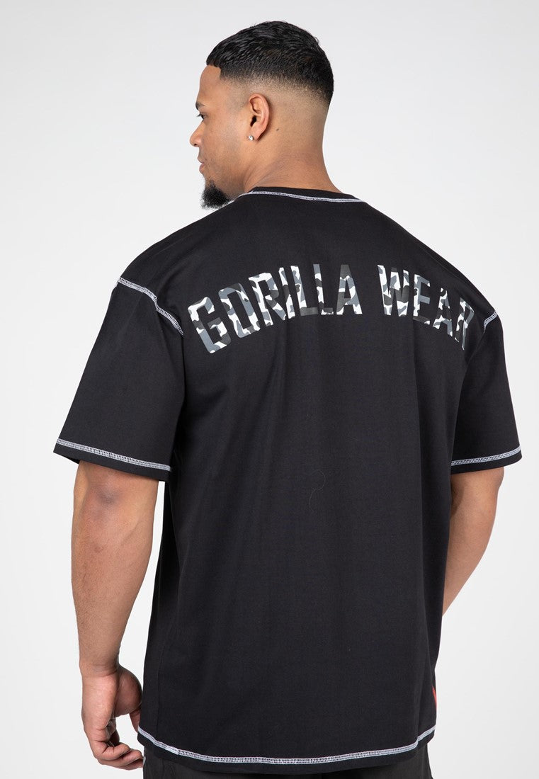 Gorilla Wear Saginaw Oversized T-Shirt, Black