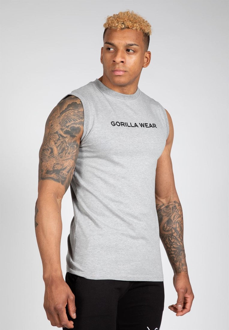 Gorilla Wear Sorrento Sleeveless T-Shirt, Grey
